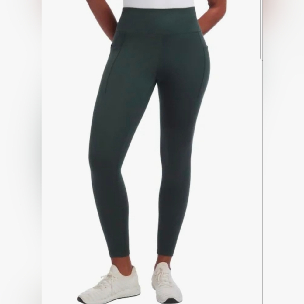 Danskin High-waist, Brushed Satin Stitch, 7/8 Legging
